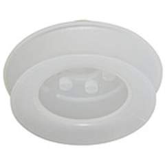 Riegler 108504.Bellows suction cup, Round 1.5 folds, Silicone material, FGA ø43