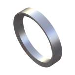 Stauff 6030001830. External Metal Seal Ring for Banjo Fittings Steel, Zinc/Nickel-Plated