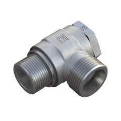 Stauff 6010014340. Banjo Elbow Medium-Pressure Version Size / Type: 12L M18X1,5 External Metallic Sealing Ring Fitting Body Only