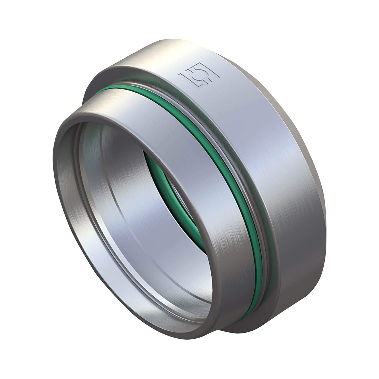 Stauff 6020002494. Weichdichtender Schneidring Zink/Nickel mit Viton-O-Ring 06L, 06S