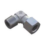Stauff 6010000840. Male Stud Elbow Size / Type: 08L M12x1,5 Taper with Cutting Ring & Union Nut Steel, Zinc/Nickel-Plated