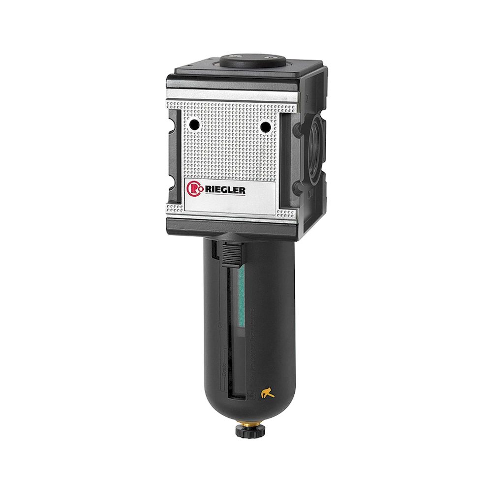 Riegler 133145.Microfilter »multifix«, PC container, Protec. cage, Size 4, G 3/4