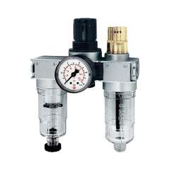 Riegler 100399.Service unit 3-part »multifix-mini«, PC container, Size 0, G 1/4