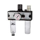 Riegler 100585. Wartungseinheit 3-tlg. »multifix«, mit PC-Behälter, BG 5, G 1