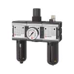 Riegler 133128. Wartungseinheit 3-tlg. »multifix«, PC-Beh., Schutzkorb, BG 4, G 1