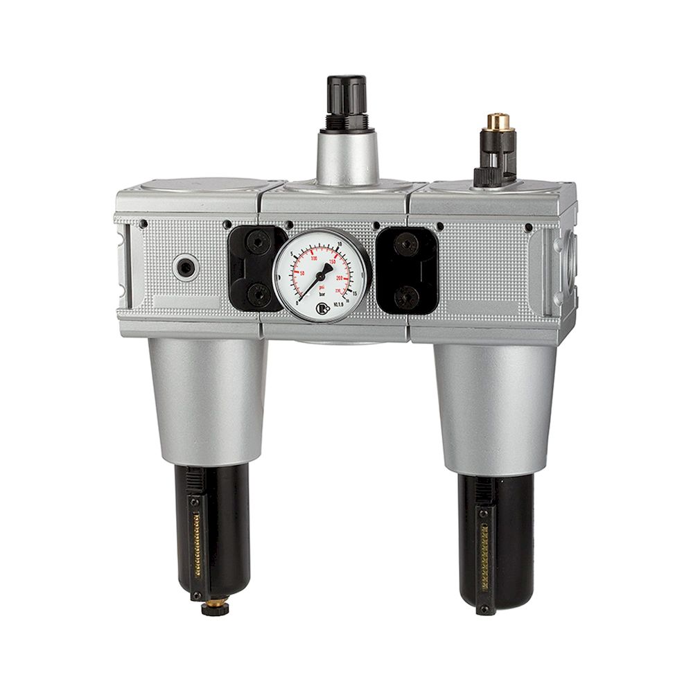 Riegler 100595. Wartungseinheit 3-tlg. »multifix« mit Metallbehälter, BG 5, G 1