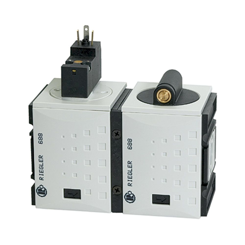 Riegler 100317. Befülleinheit FUTURA, elektr. betätigt, 24 V DC, BG 1, G 1/4