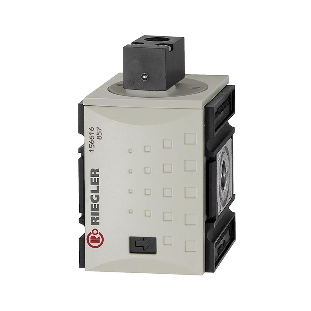 Riegler 156616.3/2-way valve »FUTURA«, pneumatically actuated, Size 1, G 1/4