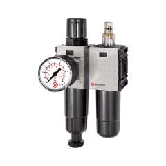 Riegler 142476. WE 2-tlg. »FUTURA-mini«, Metallbe., Stand.mano., G 1/4, 0,5-8, HA