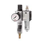 Riegler 142461.Service unit 2-part »FUTURA-mini« PC container, G 1/4, 0.5-8 bar