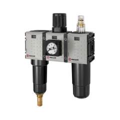 Riegler 142516.Service unit 3-part »FUTURA-mini« Metal container, G 1/4, 0.5-10