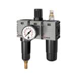 Riegler 142512. WE 3-tlg. »FUTURA-mini«, Metallbe., Stand.mano., G 1/4, 0,5-8, VA