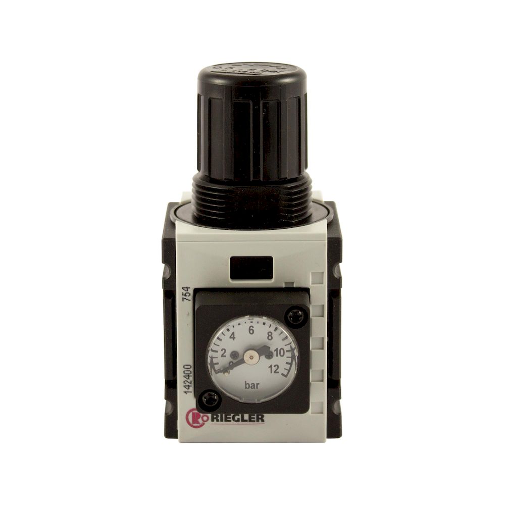 Riegler 142399.Pressure regulator »FUTURA-mini«, compact pressure gauge, G 1/4