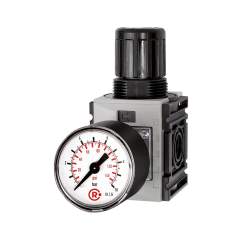 Riegler 142396.Pressure regulator »FUTURA-mini«, standard pressure gauge, G 1/4