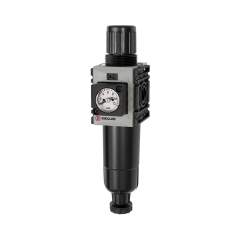 Riegler 142431.Filter regulator »FUTURA-mini«, Metal container, G 1/4, 0.5 - 10