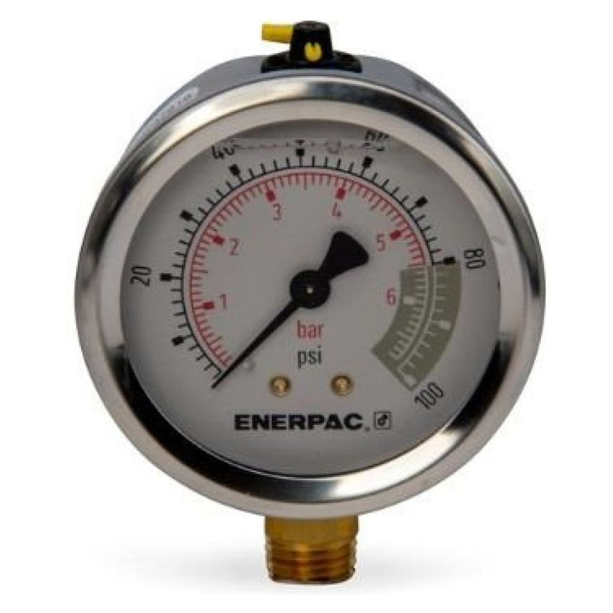 Druckmanometer, 63 mm, Unterseite, 7 bar - Enerpac G2509L