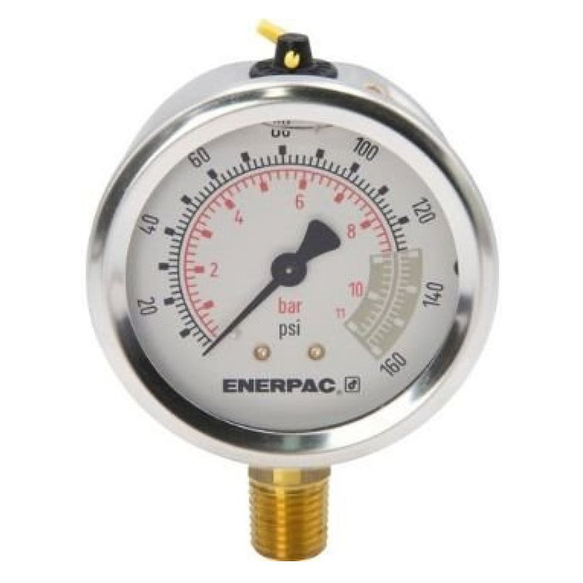 Druckmanometer, 63 mm, Unterseite, 11 bar - Enerpac G2510L
