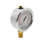 Enerpac G2510L, Hydraulic Pressure Gauge, 63 mm Face, Lower Mount, Glycerine Filled, 11 bar maximum pressure