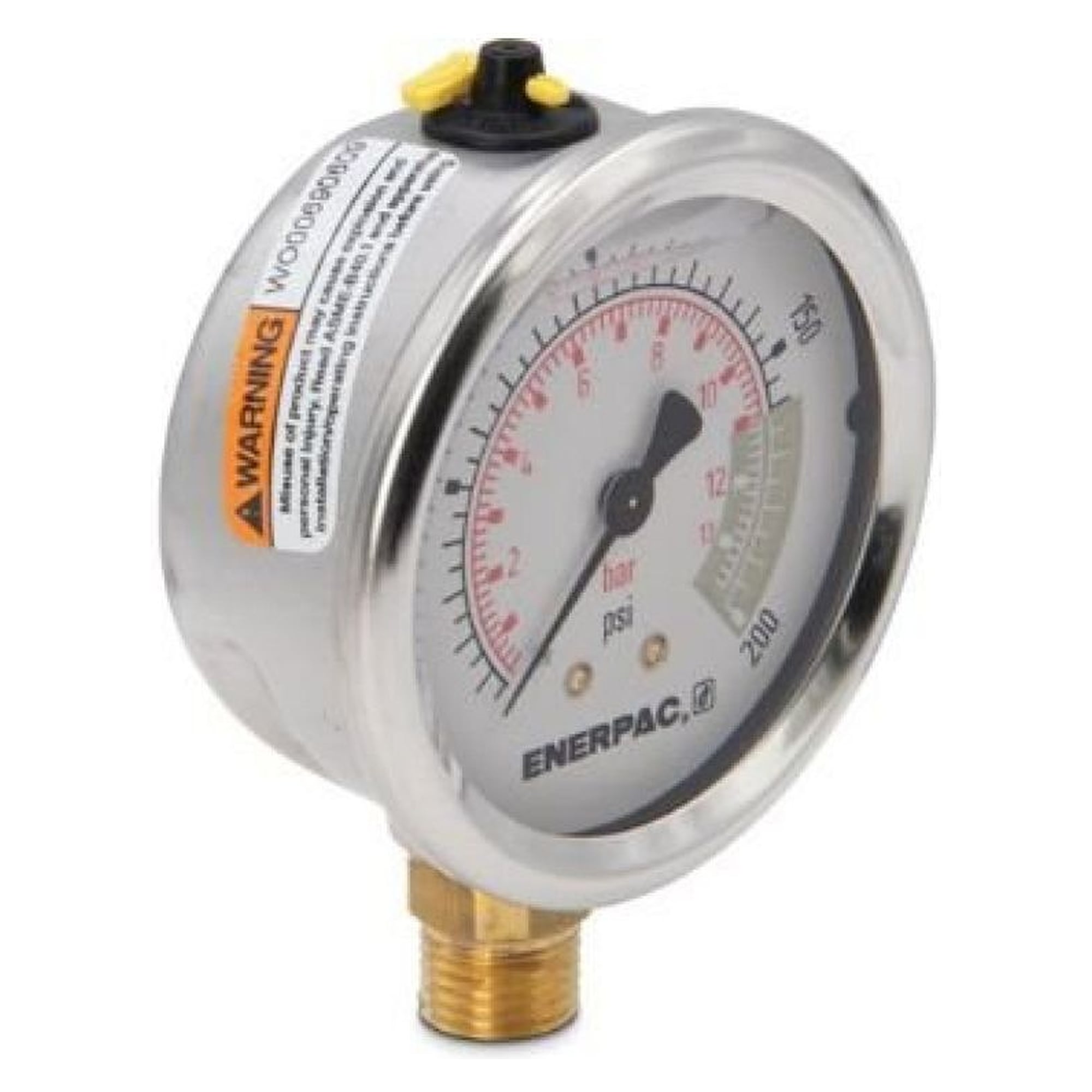 Druckmanometer, 63 mm, Unterseite, 14 bar - Enerpac G2511L