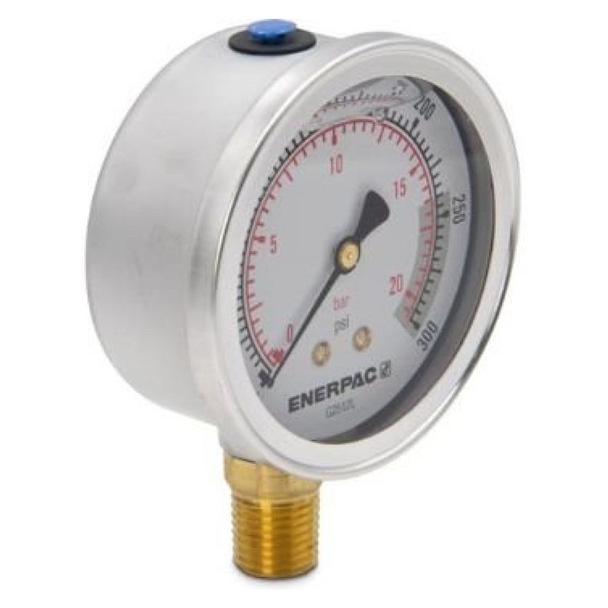 Druckmanometer, 63 mm, Unterseite, 20 bar - Enerpac G2512L