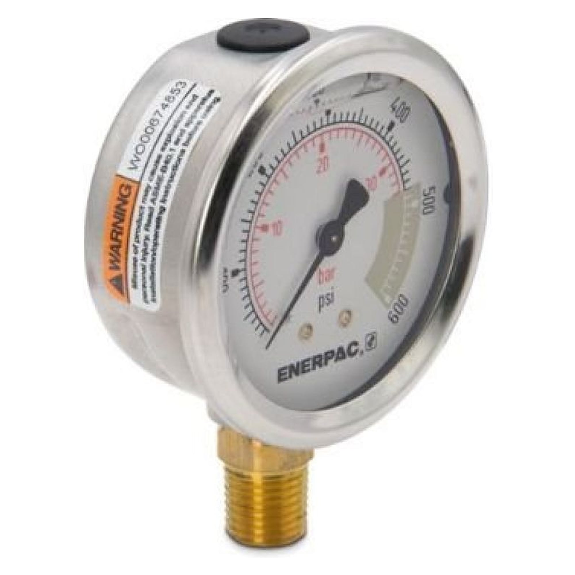 Druckmanometer, 63 mm, Unterseite, 40 bar - Enerpac G2513L