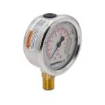 Enerpac G2515L, Hydraulic Pressure Gauge, 63 mm Face, Lower Mount, Glycerine Filled, 140 bar maximum pressure