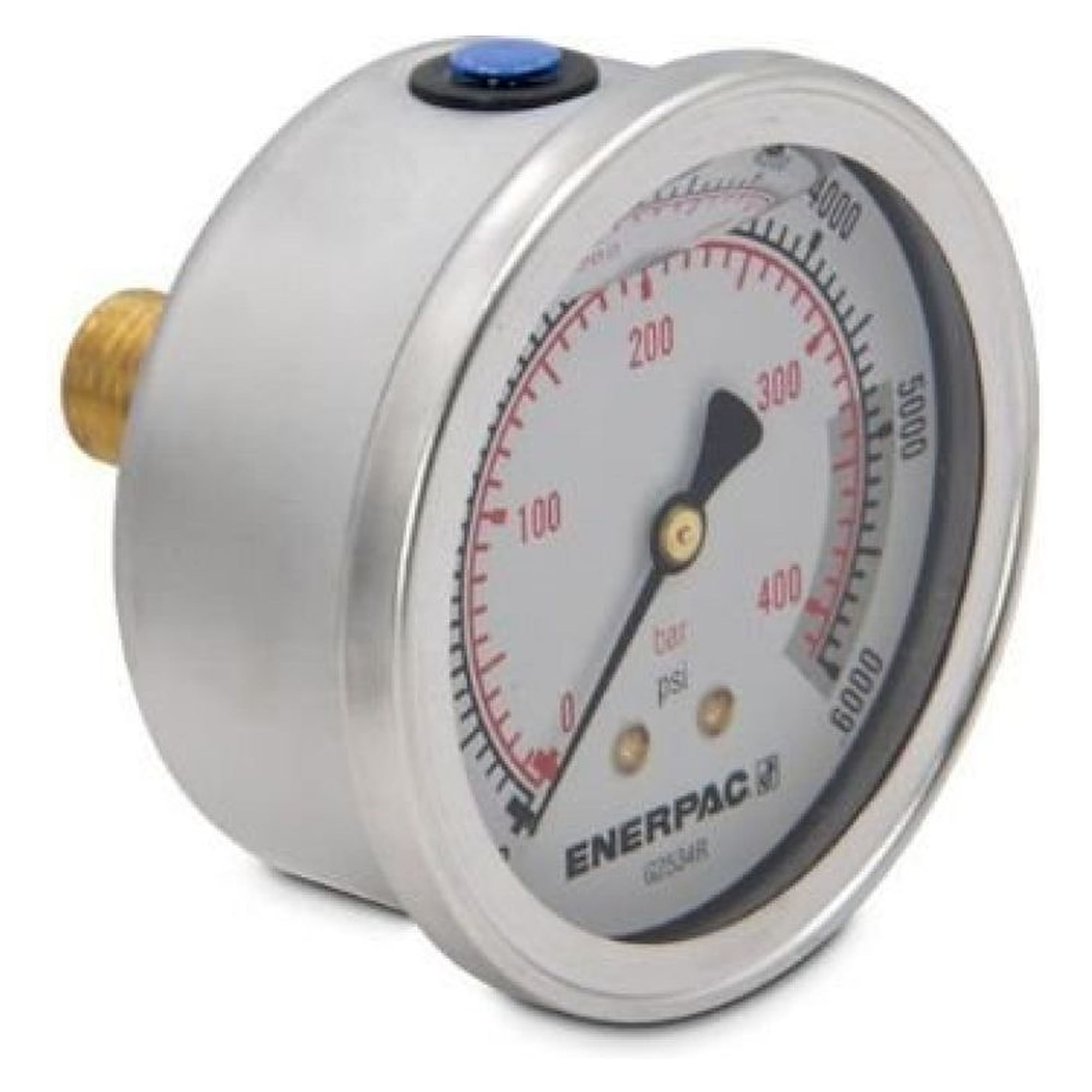 Druckmanometer, 63 mm, Rückseite Mitte, 400 bar - Enerpac G2534R