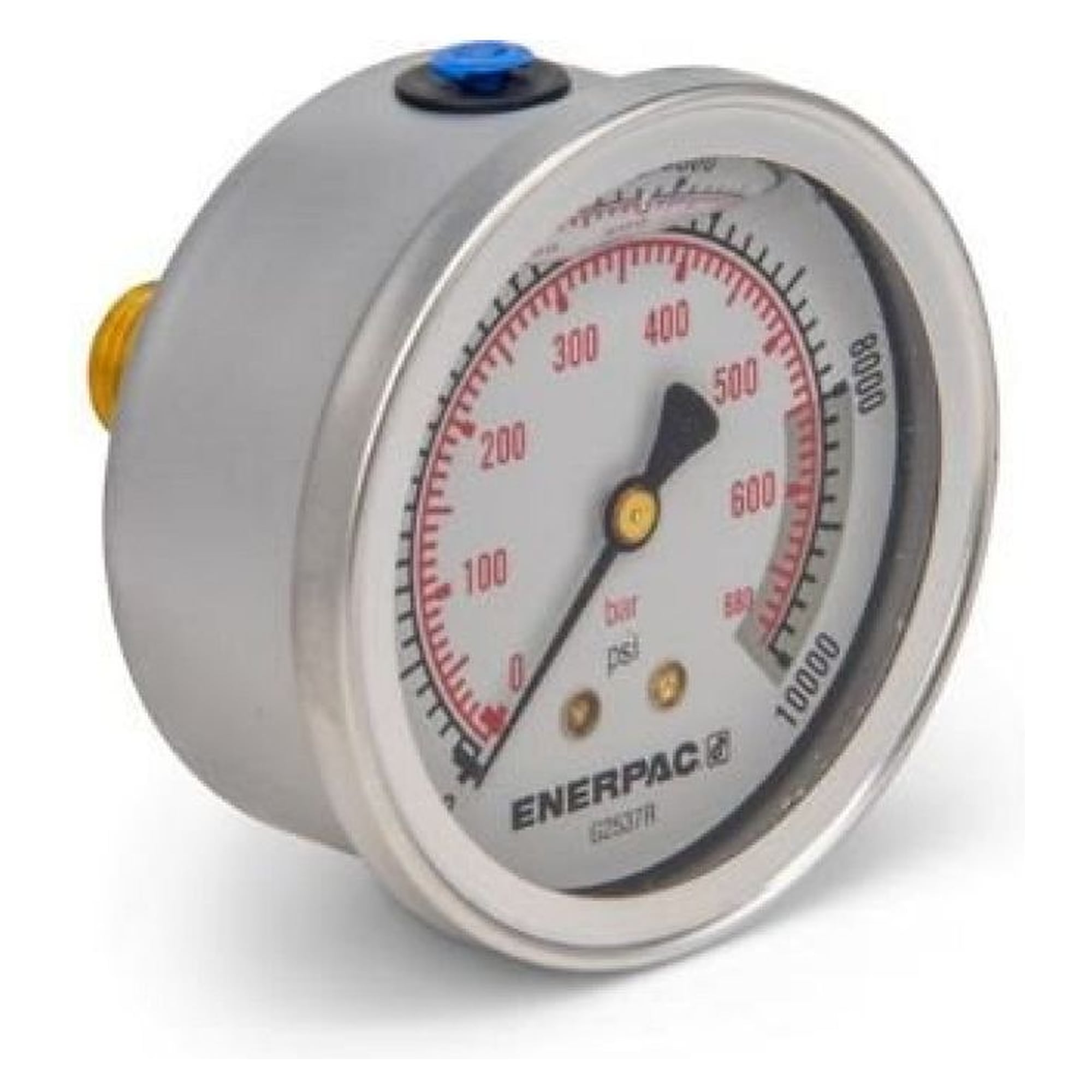 Druckmanometer, 63 mm, Rückseite Mitte, 700 bar - Enerpac G2537R