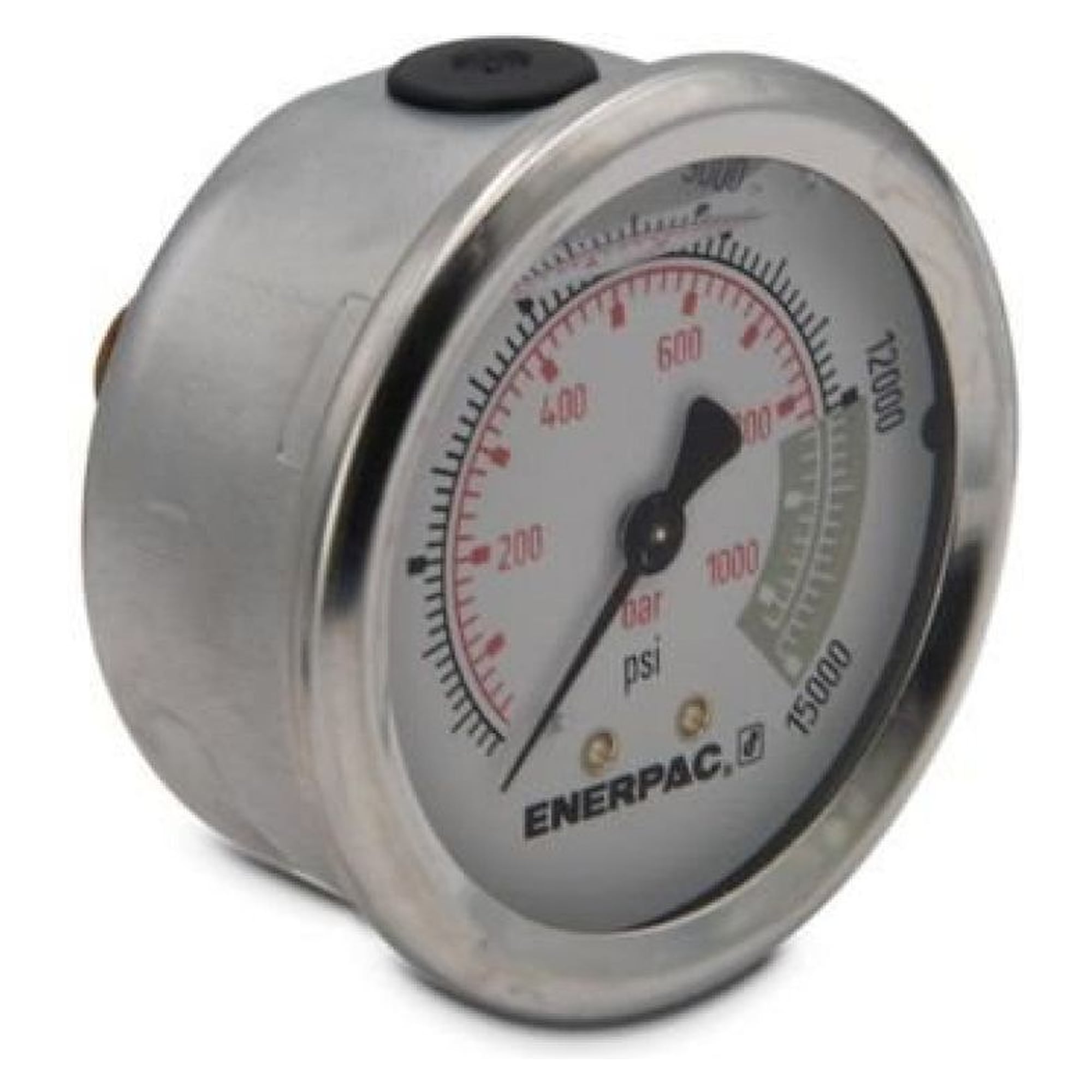 Druckmanometer, 63 mm, Rückseite Mitte, 1000 bar - Enerpac G2538R
