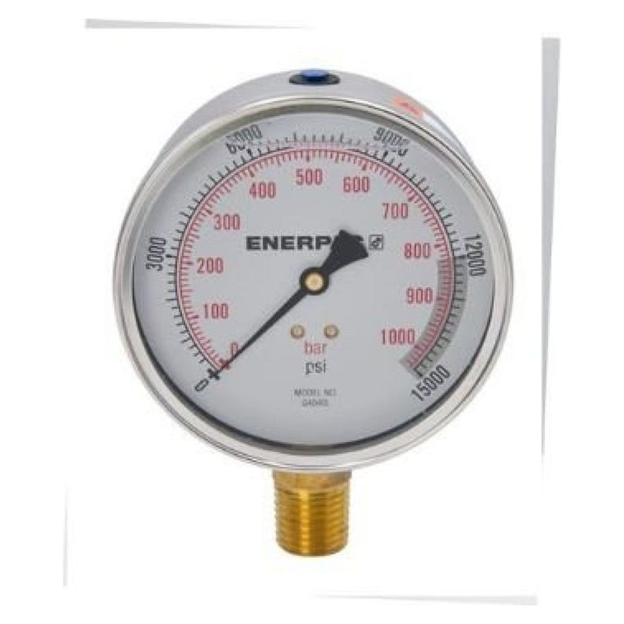 Druckmanometer, 100 mm, Unterseite, 1000 bar - Enerpac G4040L