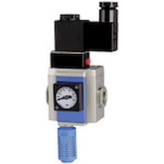 Riegler 116340.3/2-way start-up valve »G-mini«, 230 V AC/50 Hz, Size 200, G 1/8