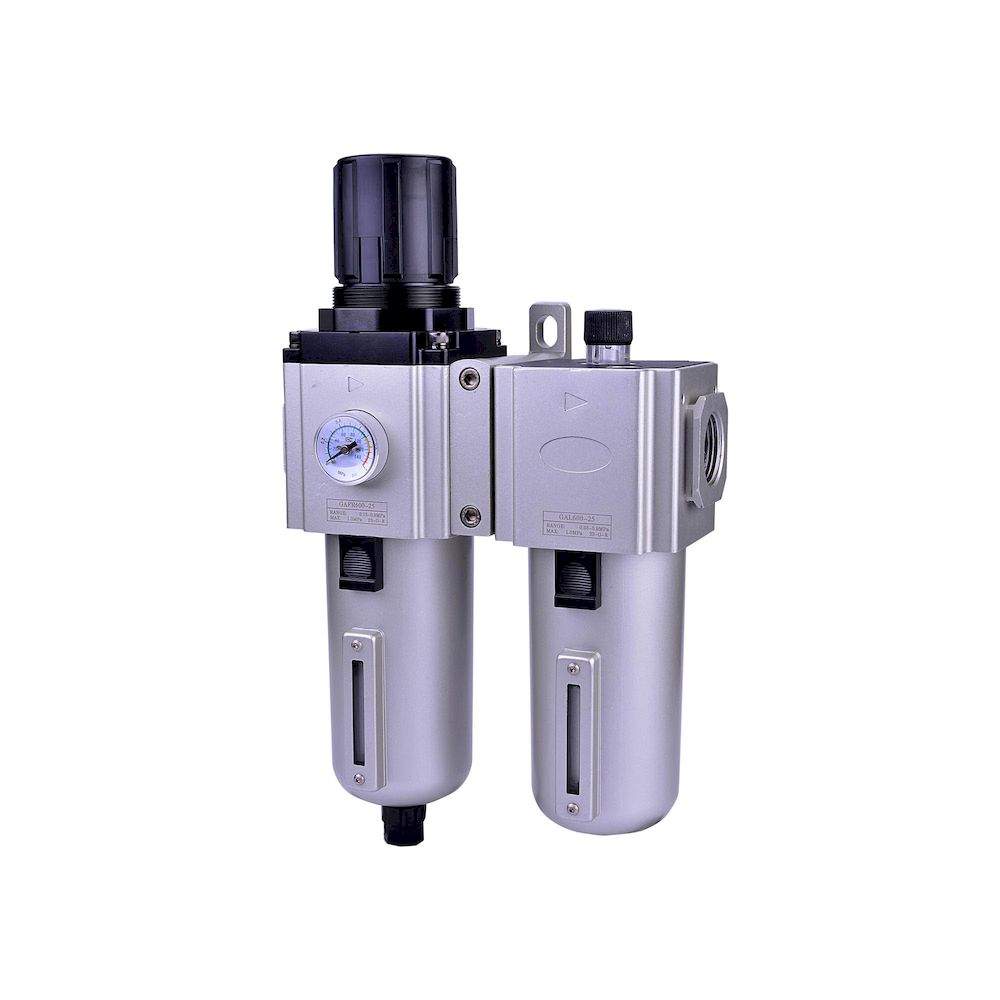 Riegler 178501.Service unit 2-part »GA«, Metal container, 5 µm, Size 600, G 3/4