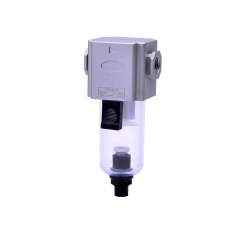 Riegler 178356. Filter »GA-mini«, mit PC-Behälter, 5 µm, BG 200, G1/4, Ablass: HA