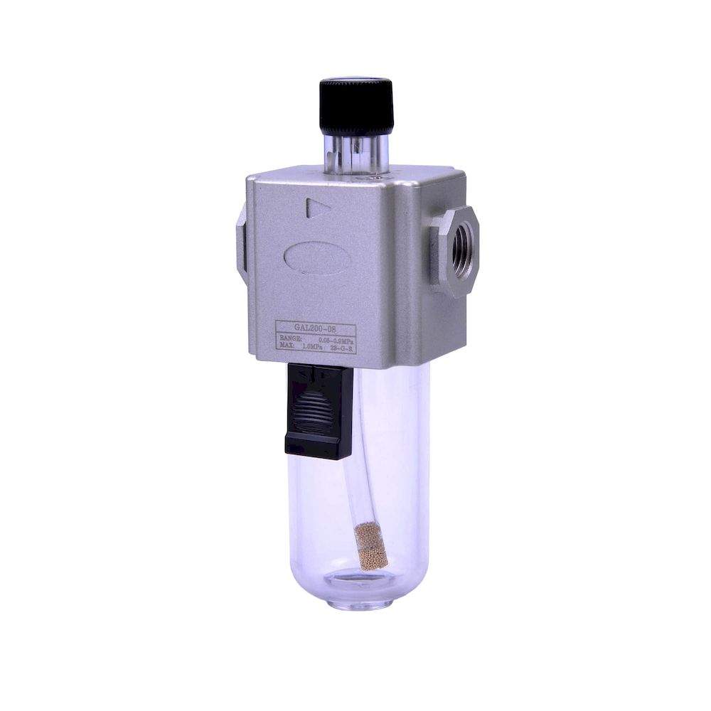 Riegler 178359.Mist oiler »GA-mini«, PC container, Size 200, G 1/8, 0.5 - 9 bar