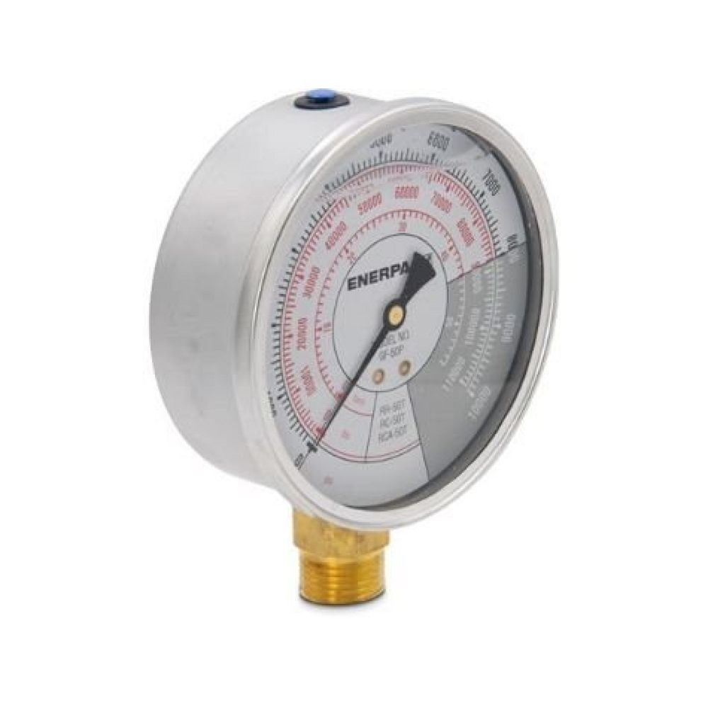Enerpac GF50P, Kraftmanometer, Imperial Scale, Verwendbar für 50 t Zylinder