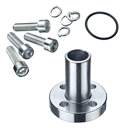 Stauff 1710000507. Straight Pump Flange Butt Weld Version Size: LK30 c/w metric Bolts 8.8 Spring Rings & O-Ring(NBR) Carbon Steel Blank Oiled