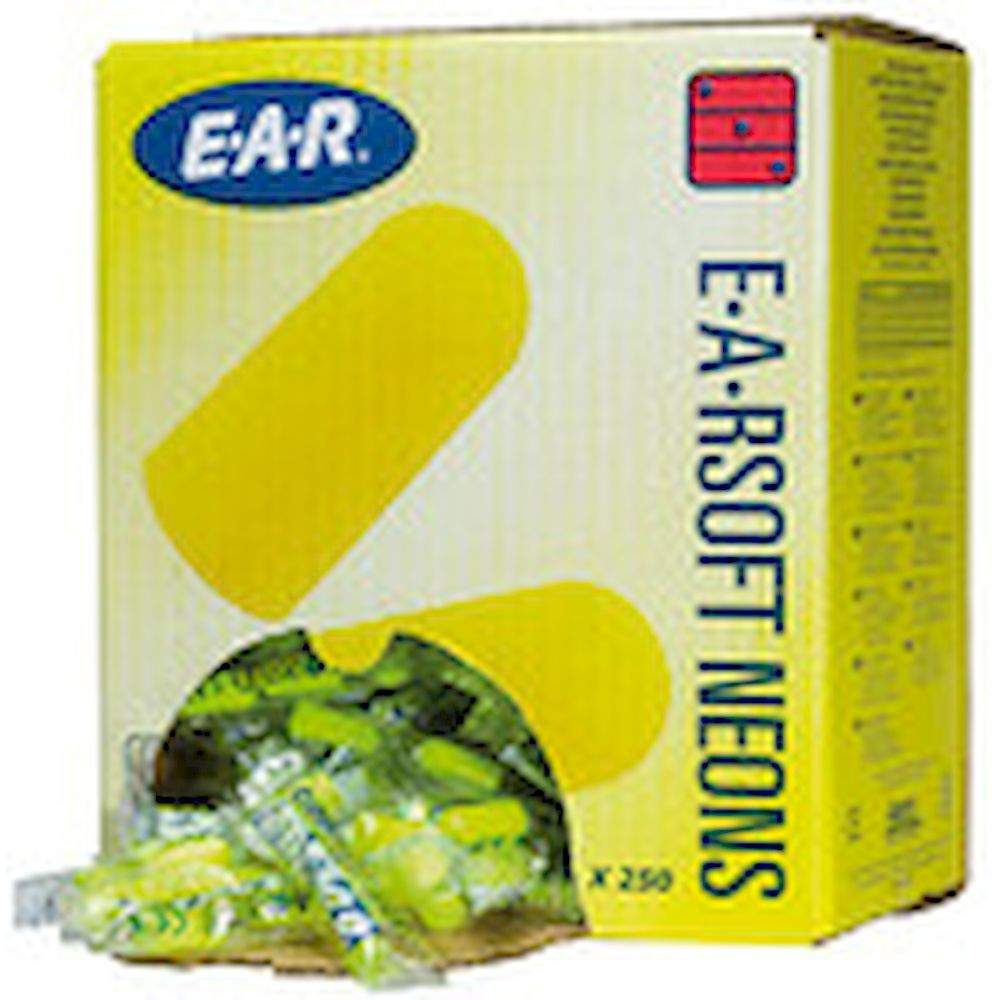 Riegler 113388. Gehörschutzstöpsel, Spenderbox 250 Paar, Polyurethan-Schaumstoff