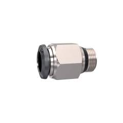 Riegler 153288.Straight push-in fitting »universal short« 3/8, hose10,taper seat