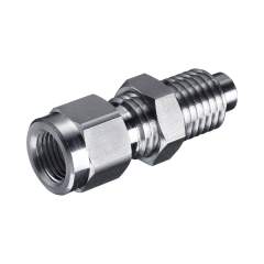 Stauff 1210026874. Gauge Adaptor Test 20 Thread:1/2 NPT Viton Seal Steel Zinc/Nickel-Plated