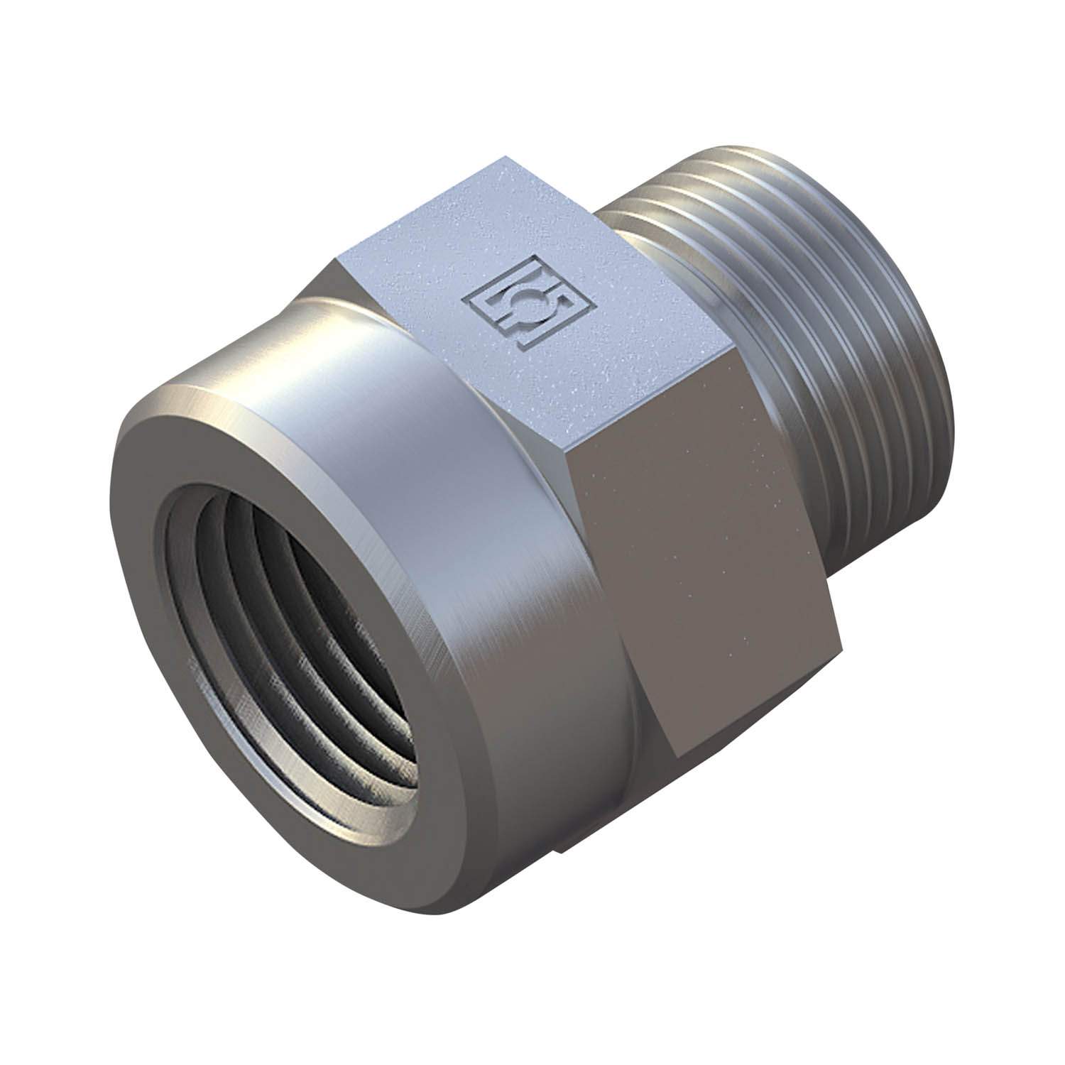 Stauff 6020000116. Gauge Fitting Size / Type: 12L 1/4 BSP only Fitting Body Steel, Zinc/Nickel-Plated