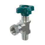 Stauff 3404001138. Gauge Protection Valve Mild Steel, zinc/iron-plated Connection: 1/4 BSP Nominal Size: DN8 Sealing: NBR PN: 400 bar / 5800 PSI Mit Kontermutter