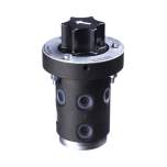 Stauff 1910000480. Gauge Selection Switch Cast iron / Steel, Zinc plated Connection: 1/4 BSP Nominal Size: DN8 Sealing: NBR PN: 400 bar / 5800 PSI