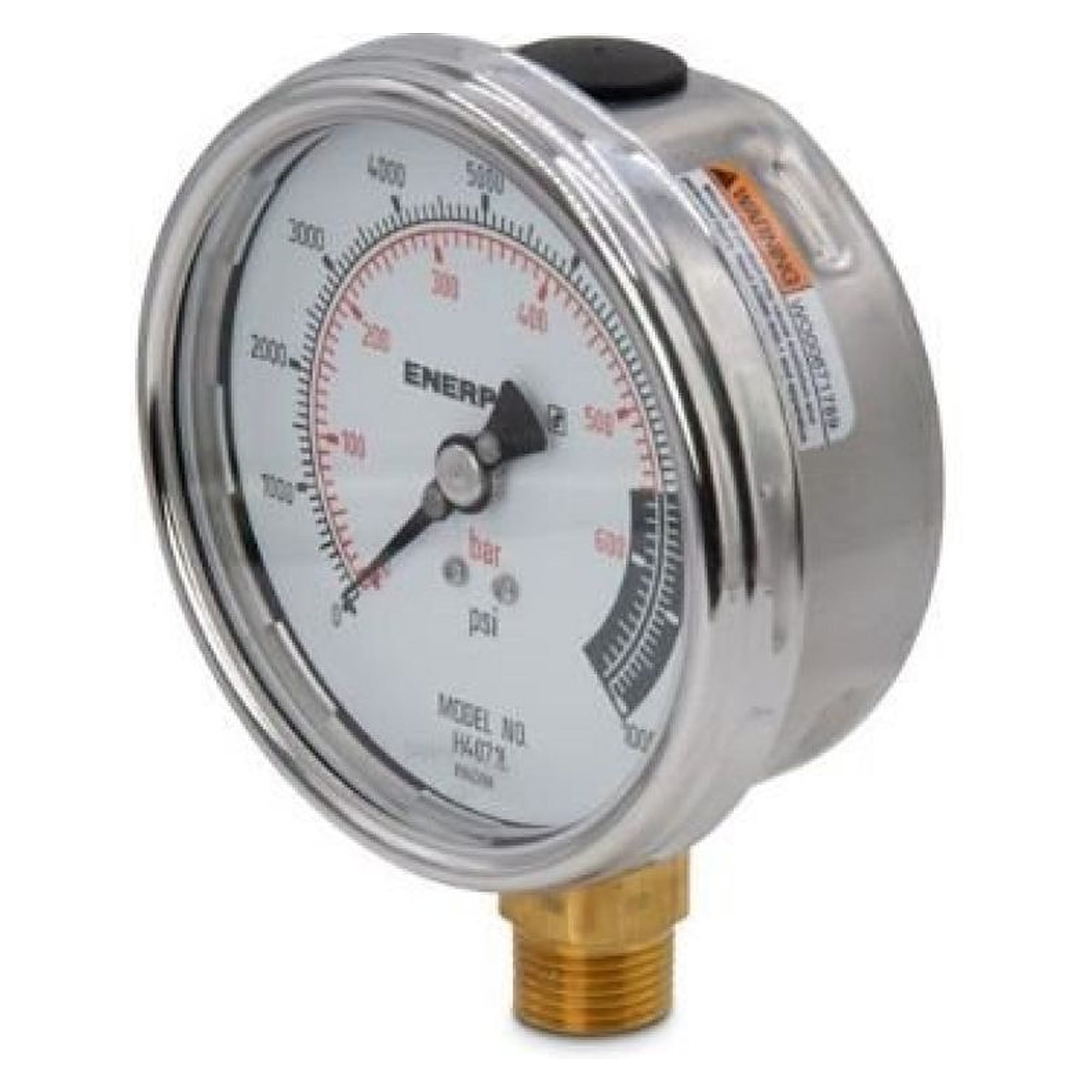 Druckmanometer, 100 mm, Unterseite, 700 bar - Enerpac H4071L