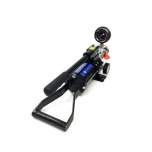 Enerpac HP350SMINEX, Bomba manual sellada hidráulica de dos velocidades y puerto único, con manómetro y adaptador, 18.3 in3 utilizable de aceite, Con Certificación ATEX