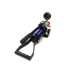 Enerpac HP350SMINEX, Hydraulische gekapselte Handpumpe mit zwei Drehzahlen und Einzelanschluss mit Manometer und Adapter, 300 cm3 Nutzbares Ölvolumen, ATEX-zertifiziert