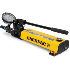 Enerpac HPT1500, Two Speed, High Pressure Hydraulic Hand Pump with Gauge, 1500 bar