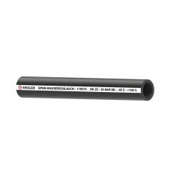 Riegler 118570.Salt and hot water hose, EPDM, black, Hose ø 34x25, Roll of 40 m