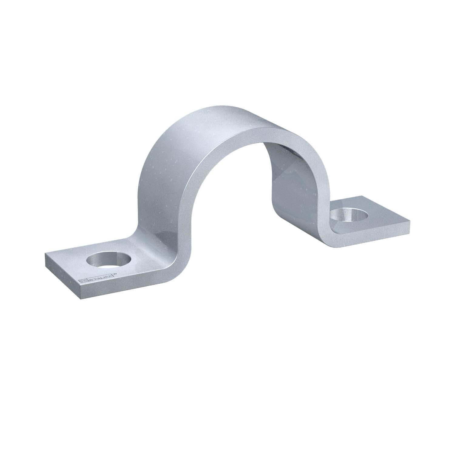 Stauff 1130021260. Heavy Metal Pipe Clamps Maximum Diameter 36mm Zinc-Plated Thick-Film Passivated DIN 1593