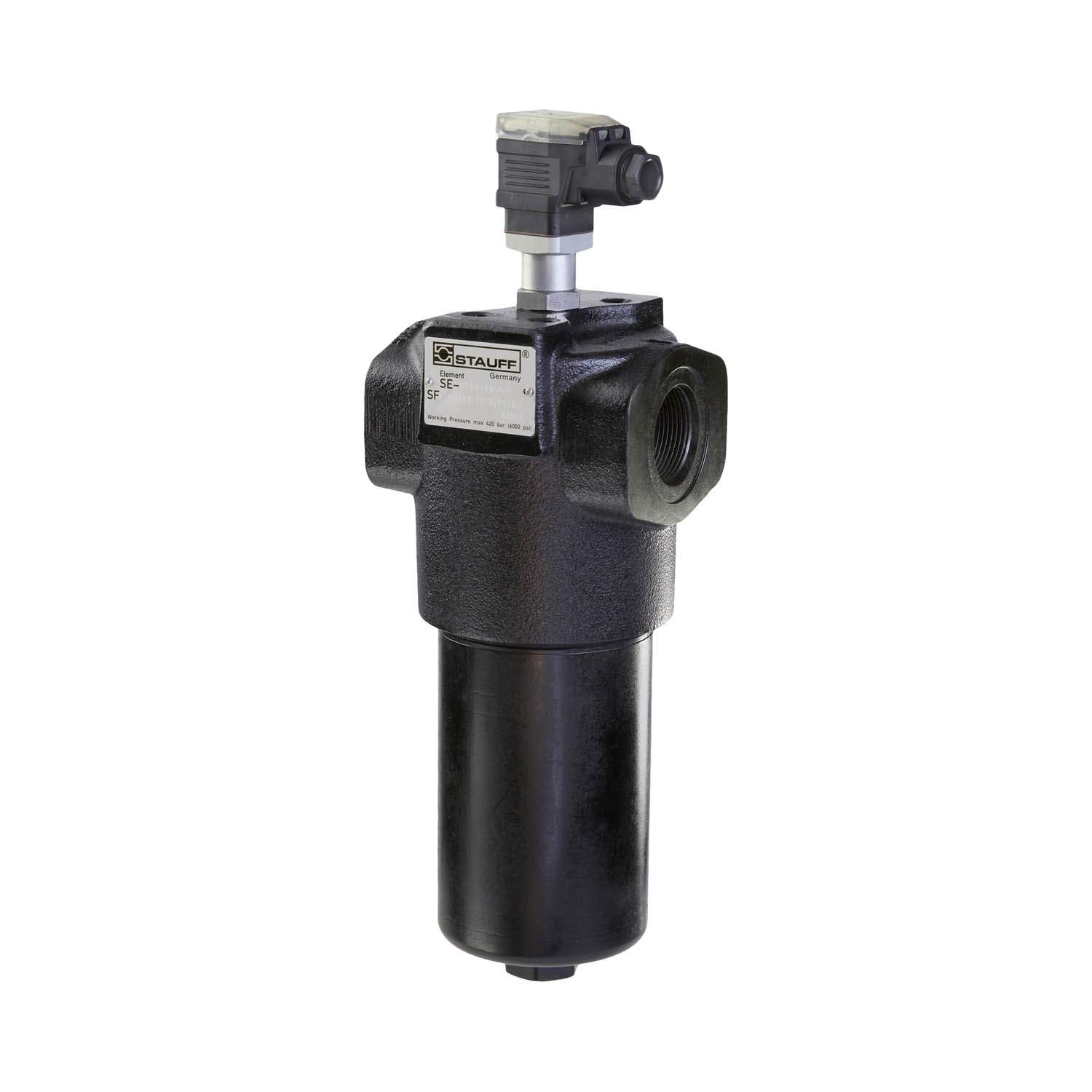 Stauff 1010002871. High Pressure Filter Housing Working Pressure <420 bar