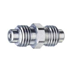 Stauff 1210001499. Schlauchverbinder für Stauff Test 15 Stahl, Zink/Nickel-beschichtet leichte Baureihe 35L NBR-Dichtung